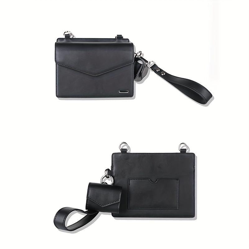 Men's Cowhide Shoulder Bag Crossbody Business Backpack