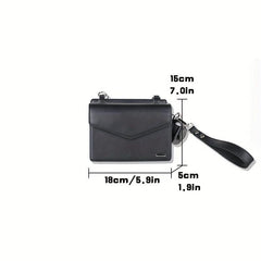 Men's Cowhide Shoulder Bag Crossbody Business Backpack