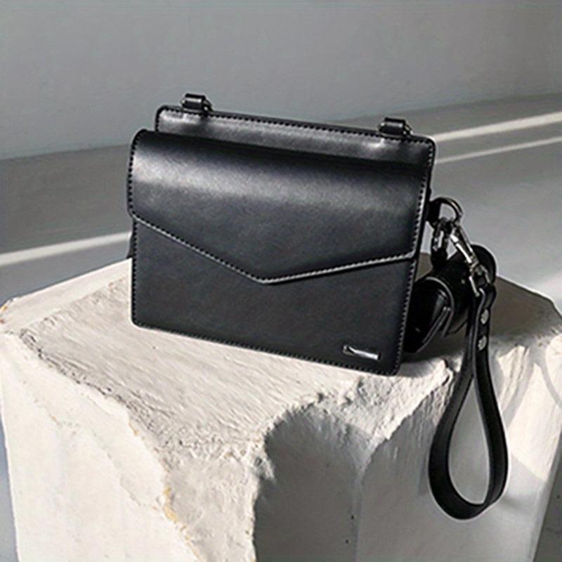 Men's Cowhide Shoulder Bag Crossbody Business Backpack