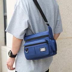 Men's Nylon Crossbody Large Capacity Travel Shoulder Bag