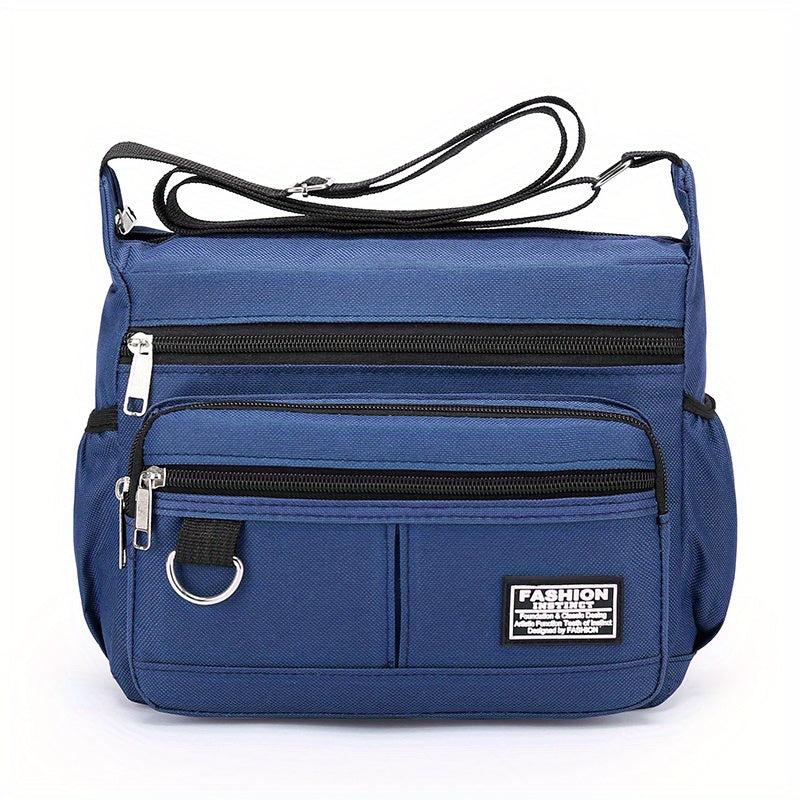 Men's Nylon Crossbody Large Capacity Travel Shoulder Bag
