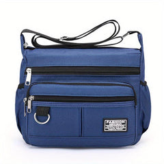 Men's Nylon Crossbody Large Capacity Travel Shoulder Bag