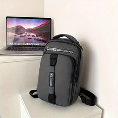 Men's USB Chest Bag Multifunctional Shoulder Bag