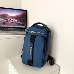 Men's USB Chest Bag Multifunctional Shoulder Bag