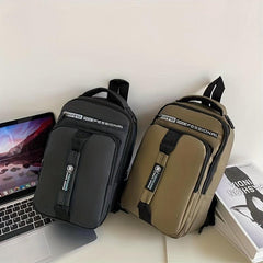 Men's USB Chest Bag Multifunctional Shoulder Bag
