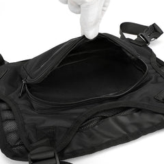 Men's Street Chest Bag With Headphone Jack