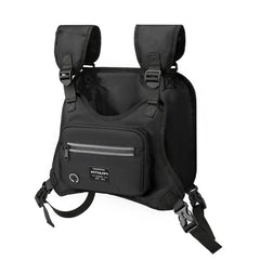 Men's Street Chest Bag With Headphone Jack