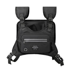 Men's Street Chest Bag With Headphone Jack