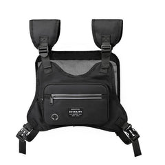 Men's Street Chest Bag With Headphone Jack