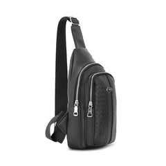 Men's PU Leather Casual Crossbody Bag