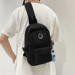 Men's Nylon Crossbody Bag for Outdoor Sports