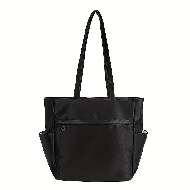 Preppy Minimalism Shoulder Bag for School Office Business Trip