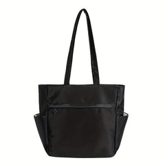 Preppy Minimalism Shoulder Bag for School Office Business Trip