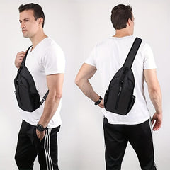 Men's Nylon Crossbody Bag Multifunctional Shoulder Bag