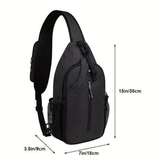 Men's Nylon Crossbody Bag Multifunctional Shoulder Bag