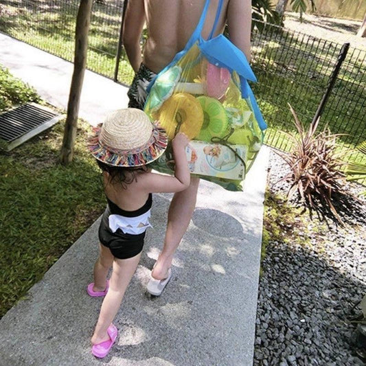 Travel Beach Bag Children's Toy Storage Bag Foldable Portable Clothes