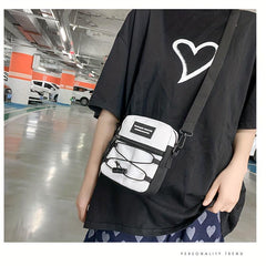 Harajuku Mini Casual Satchel Bag Mobile Phone Bag Crossbody Shoulder Bag