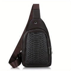 Men's Messenger Chest Bag - Fashionable & Practical