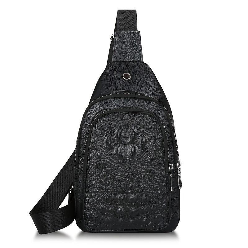 Men's Messenger Chest Bag - Fashionable & Practical