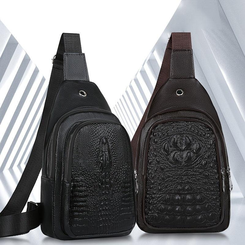 Men's Messenger Chest Bag - Fashionable & Practical