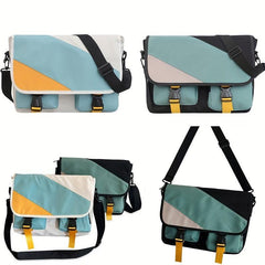 Preppy Student Crossbody Bag Sling Bag Large Capacity Casual Messenger