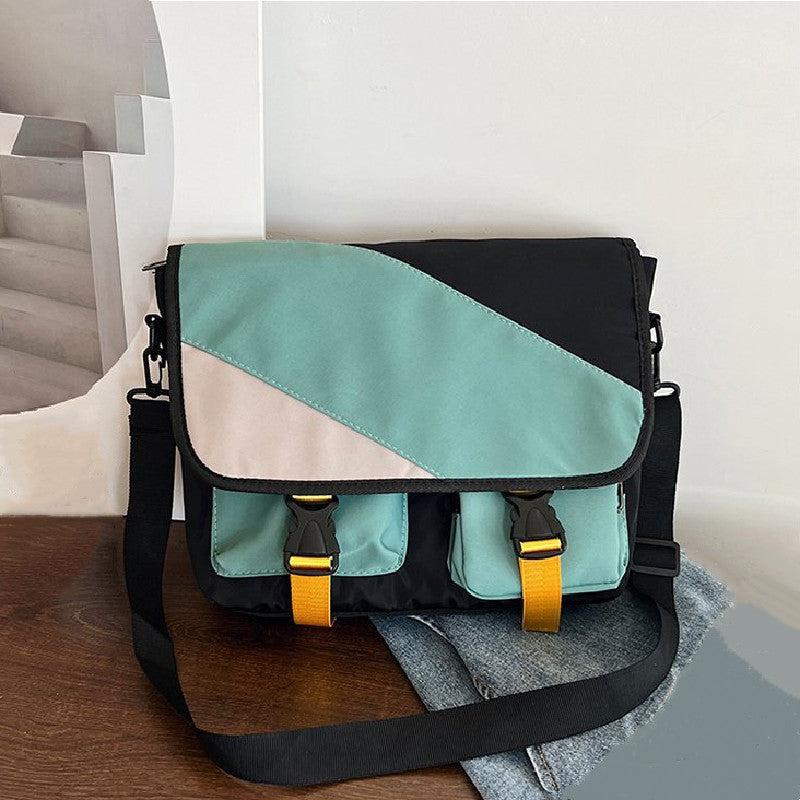 Preppy Student Crossbody Bag Sling Bag Large Capacity Casual Messenger