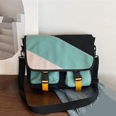 Preppy Student Crossbody Bag Sling Bag Large Capacity Casual Messenger