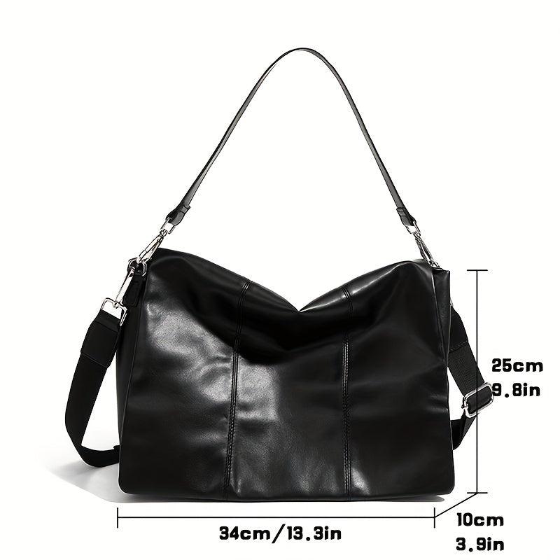 Men's Commuter Messenger Bag Leather Shoulder Bag