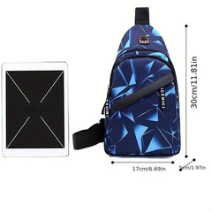 Men's Lightweight Outdoor Crossbody Bag Sports Shoulder Bag