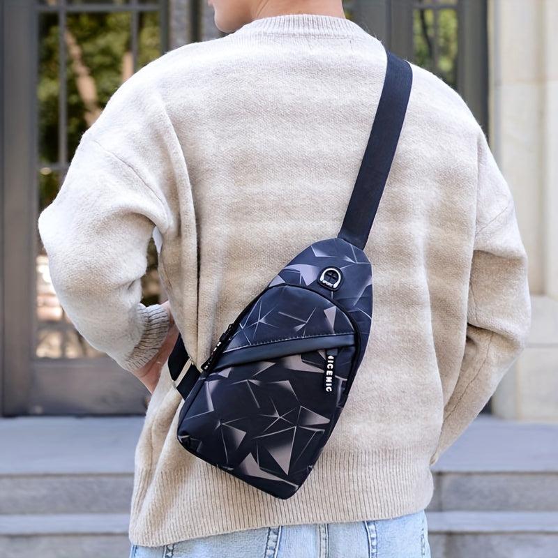 Men's Lightweight Outdoor Crossbody Bag Sports Shoulder Bag