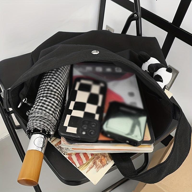 Men's Thickened Canvas Crossbody Bag