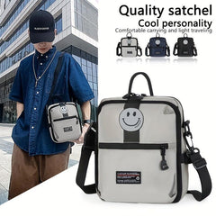 Men's Waterproof Oxford Backpack Messenger Bag