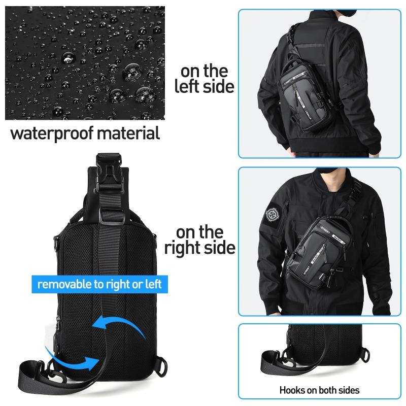 Waterproof Sling Bag Lightweight Fanny Pack Crossbody Backpack
