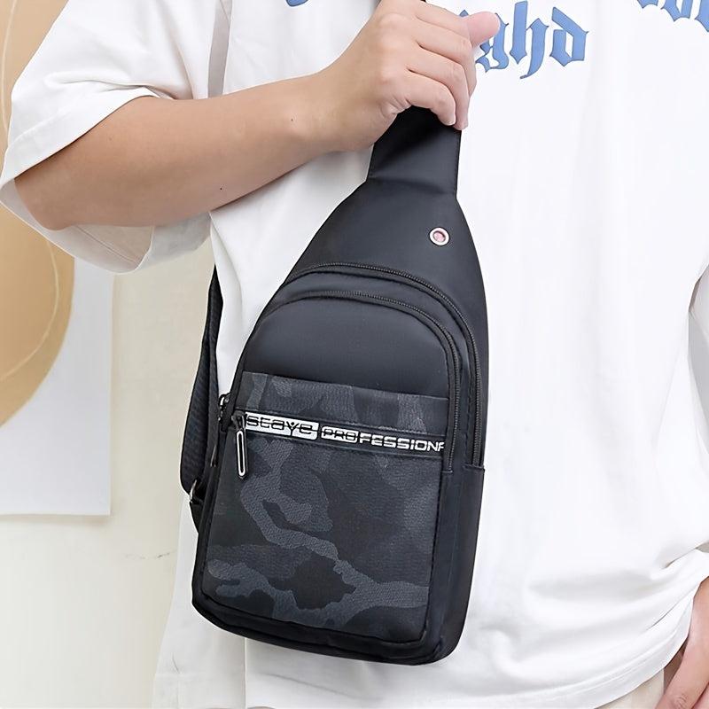 Men's Chest Bag Sports Messenger Bag