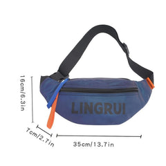 Men's Waist Bag Chest Bag Small Satchel Bag Student Shoulder Messenger Bag