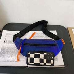 Men's Waist Bag Chest Bag Small Satchel Bag Student Shoulder Messenger Bag