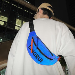 Men's Waist Bag Chest Bag Small Satchel Bag Student Shoulder Messenger Bag