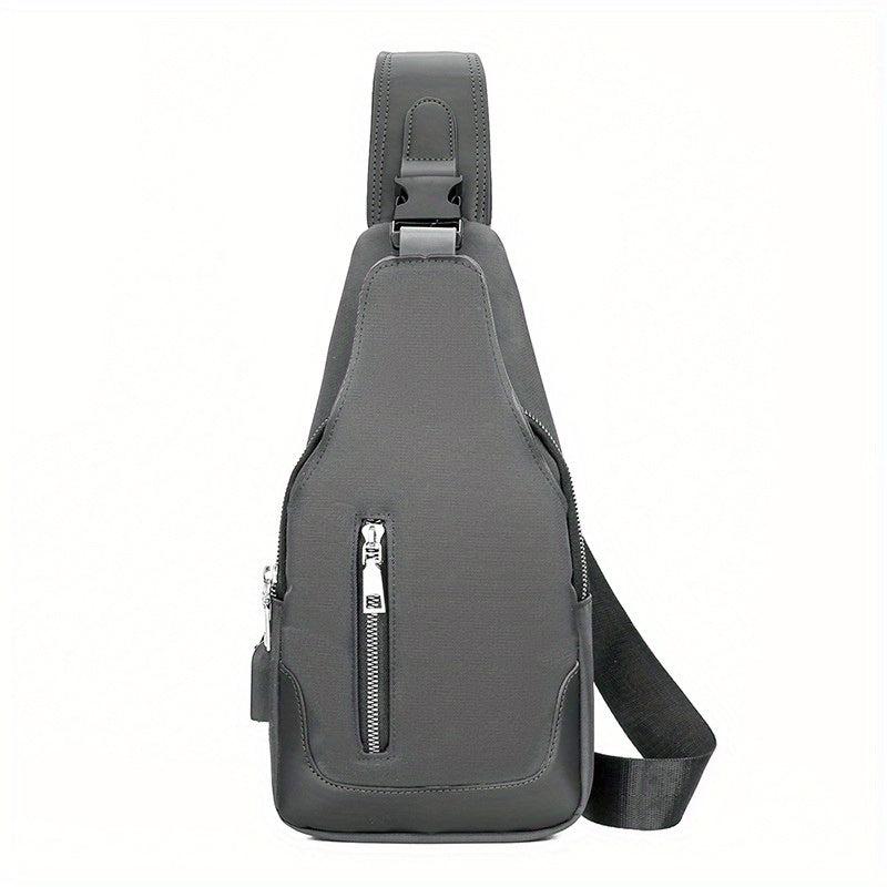 Men's Outdoor Crossbody Bag USB Charging Lightweight Shoulder Bag