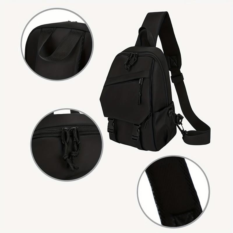 Men's Lightweight Crossbody Bag for Outdoor Sports Hiking Travel Work Casual