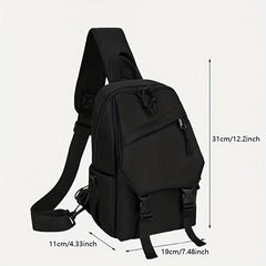 Men's Lightweight Crossbody Bag for Outdoor Sports Hiking Travel Work Casual