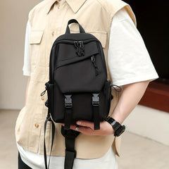 Men's Lightweight Crossbody Bag for Outdoor Sports Hiking Travel Work Casual