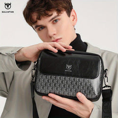 Men's Casual Shoulder Bag for 8 inch iPad, Locomotive Computer