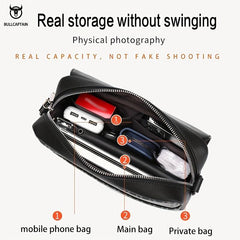 Men's Casual Shoulder Bag for 8 inch iPad, Locomotive Computer