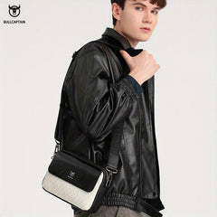 Men's Casual Shoulder Bag for 8 inch iPad, Locomotive Computer
