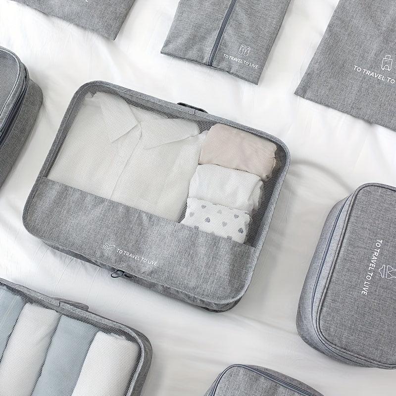 Large Capacity Portable Travel 7-Piece Set Storage Bag Waterproof