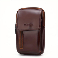Lapinchen Leather Crossbody Wallet Messenger Bag for Men and Women