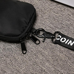 Men's Airplane Pattern Print Crossbody Bag
