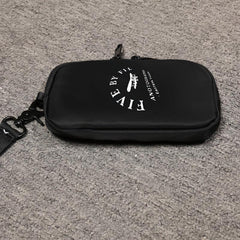 Men's Airplane Pattern Print Crossbody Bag