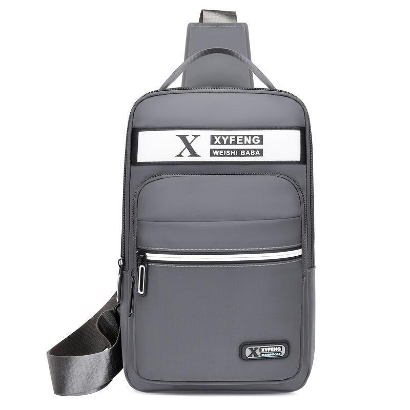 Men's Shoulder Bag Water Repellent Nylon Sports Handbag
