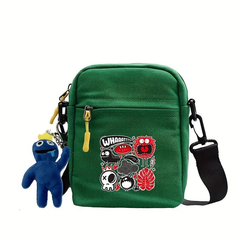Funny Monster Crossbody Small Square Bag